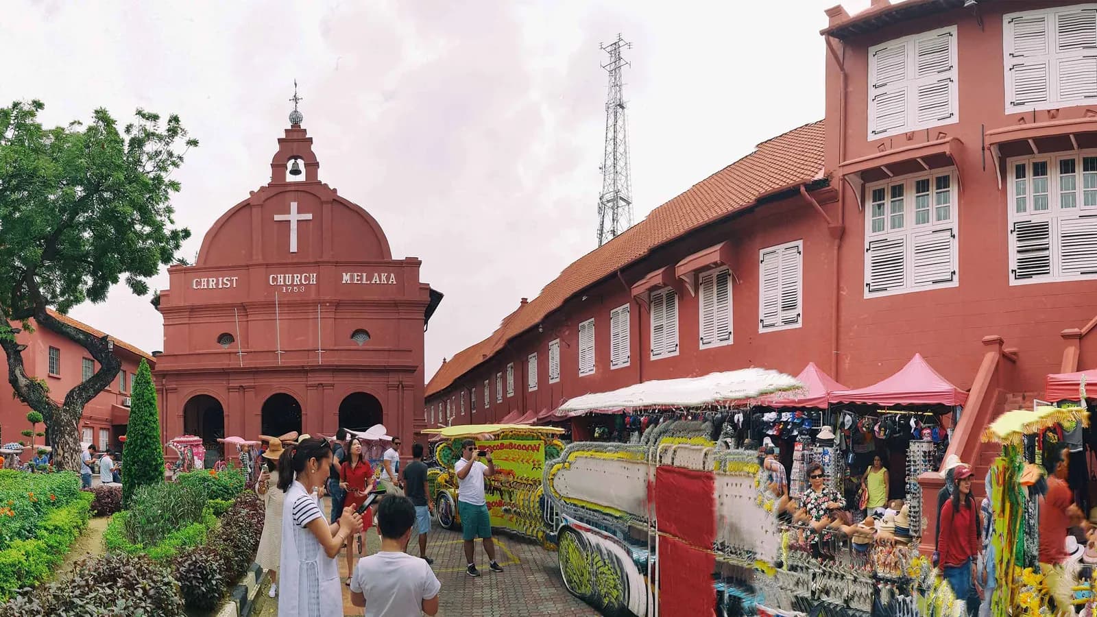 Quảng trường Đỏ, góc nhỏ Hà Lan giữa lòng Malacca
