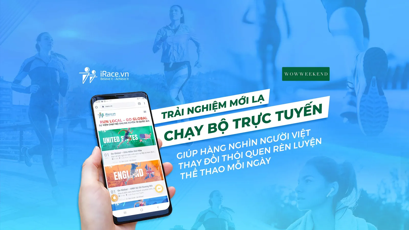 Chạy bộ trực tuyến cùng iRace - trải nghiệm thú vị bạn không thể bỏ qua 