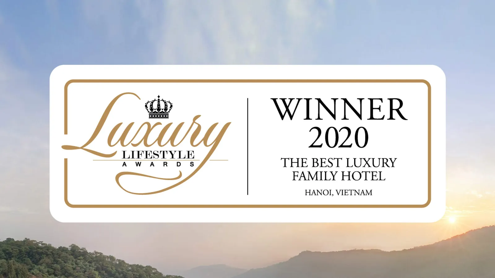 Khu nghỉ 5 sao Melia Ba Vi Mountain Retreat chiến thắng giải thưởng Luxury Lifestyle Awards 