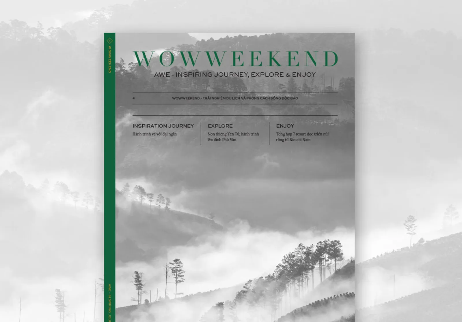Đếm ngược sự xuất hiện ấn phẩm Vol.4 WOWWEEKEND chủ đề ''Núi rừng Việt Nam''