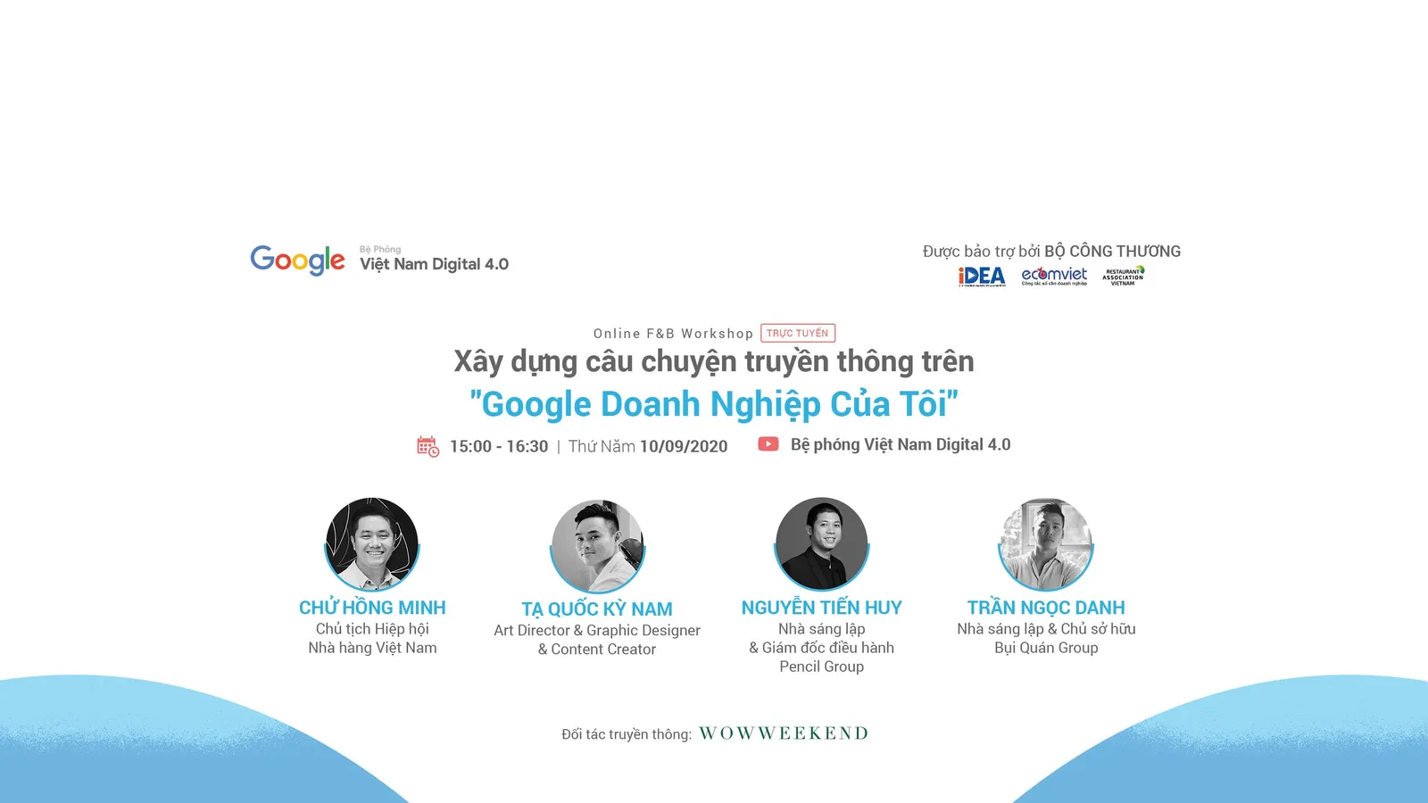 [Online F&B Workshop] Xây dựng câu chuyện truyền thông Google doanh nghiệp của tôi