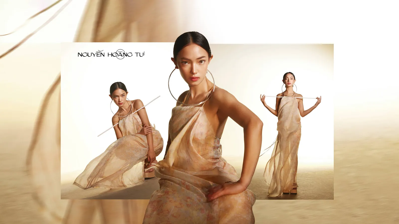 BST NGUYEN HOANG TU x LIEU NGUYEN HUONG DUONG: Khi thời trang và hội họa Việt gặp gỡ