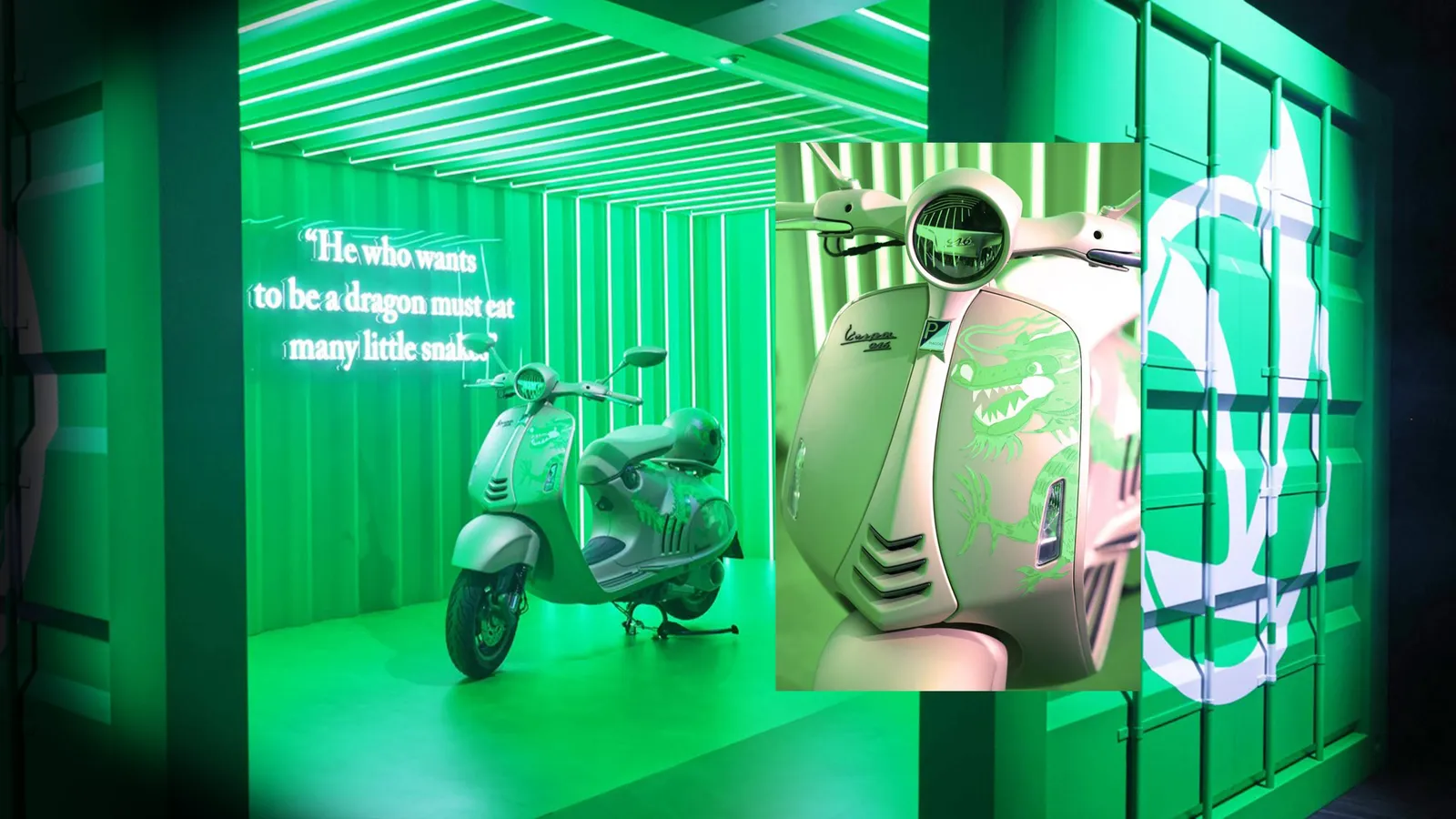 Vespa 946 Dragon khuấy đảo bữa tiệc mừng năm Giáp Thìn 2024 