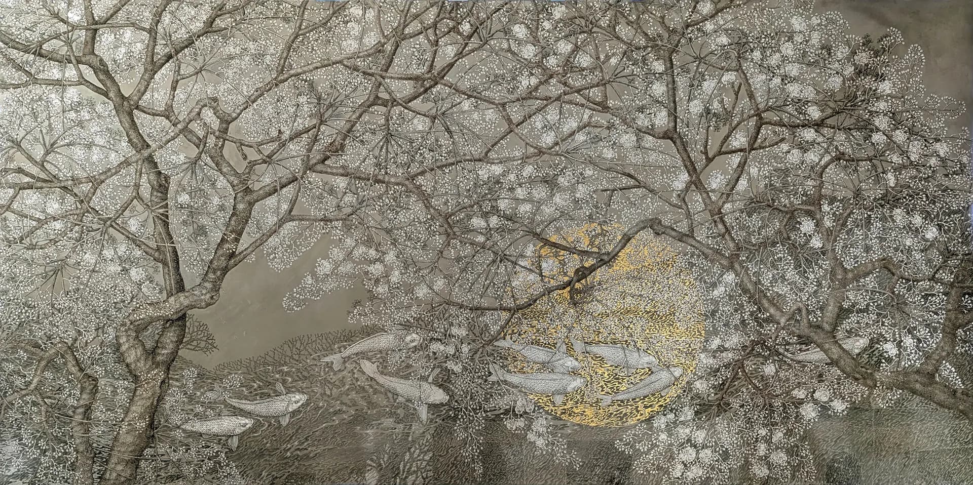 “Tán Nguyệt - Beneath the Moon’s Canopy” - Triển lãm cá nhân của hoạ sĩ Lại Thanh Dũng ra mắt tại Lotus Gallery 