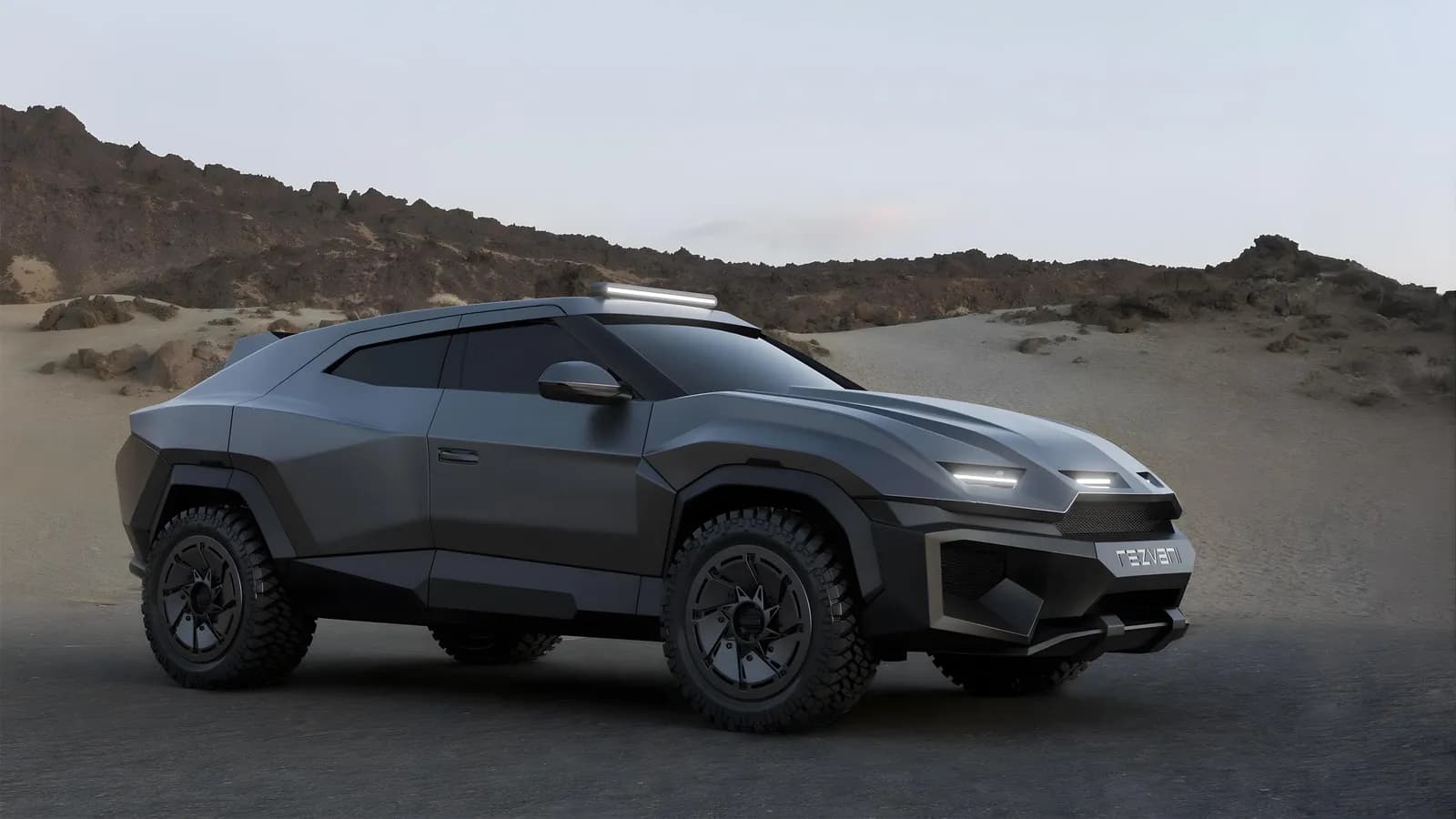 Rezvani Knight: khi "siêu bò" Lamborghini Urus khoác giáp "kỹ sĩ bóng đêm"