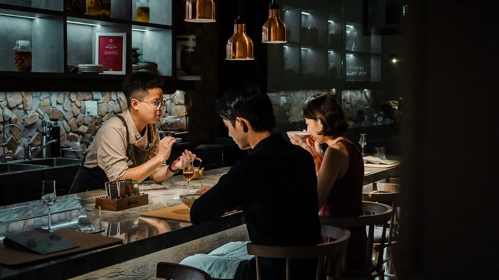 Mô hình ẩm thực tương tác: Thực khách thưởng thức và giao lưu trực tiếp với bếp trưởng