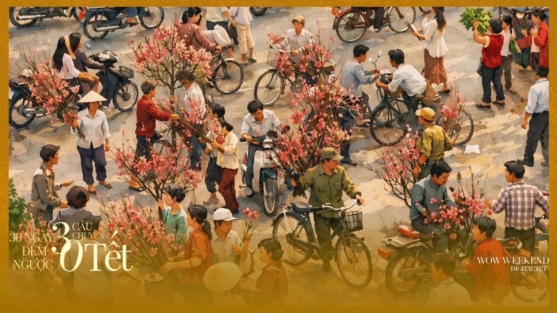 Chợ Tết – Không gian sống động của ký ức tập thể