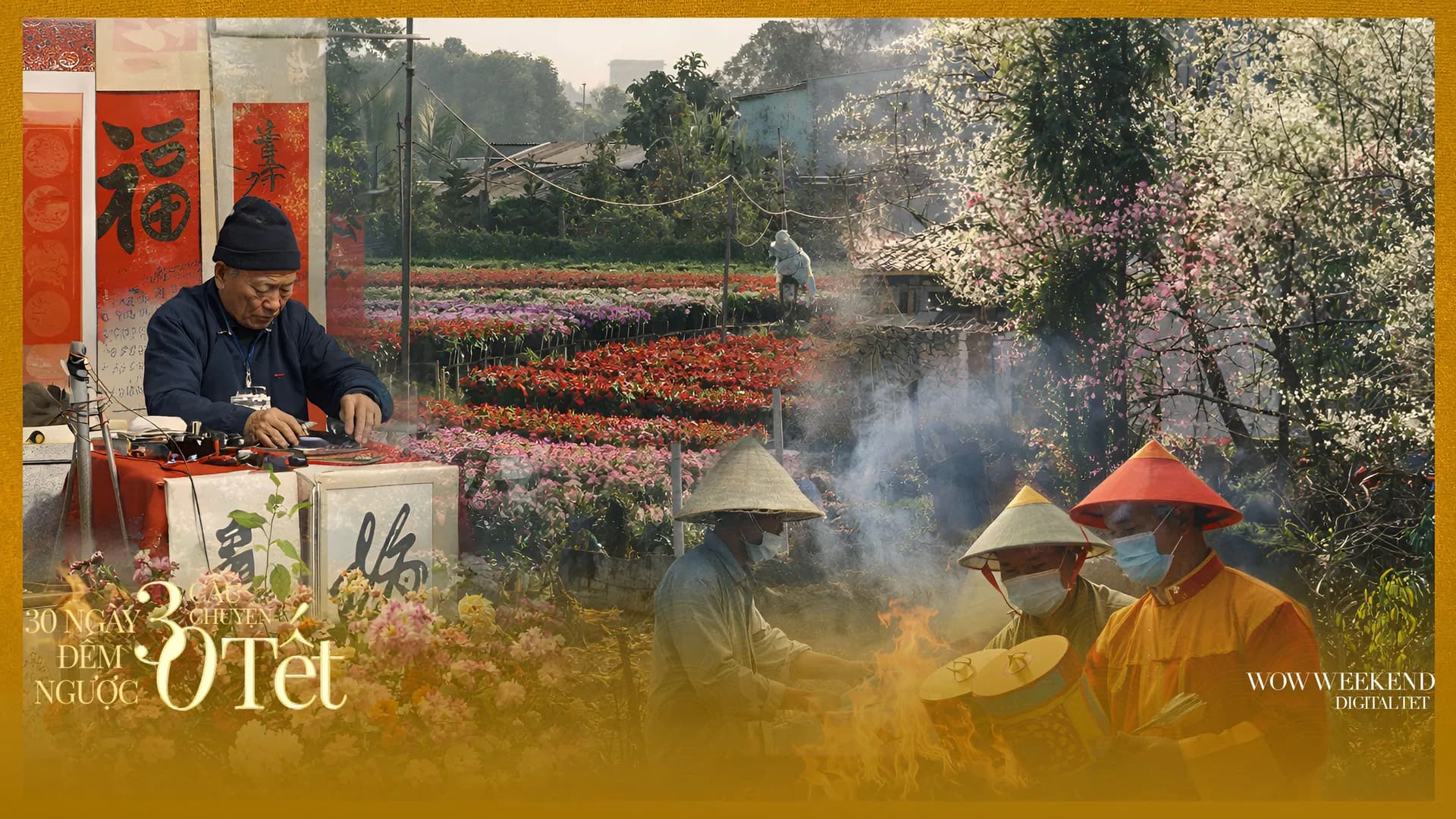 Bâng khuâng trong sắc xuân của ba miền Bắc - Trung - Nam