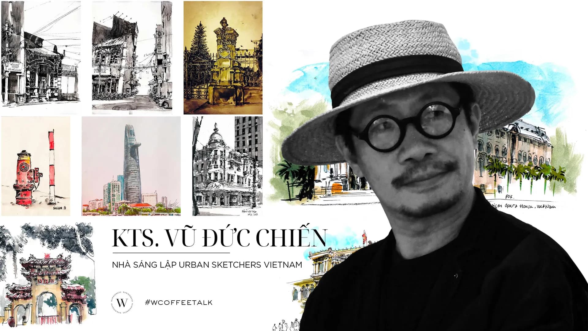 Trò chuyện cùng Kiến trúc sư Vũ Đức Chiến - nhà sáng lập Urban Sketchers Vietnam