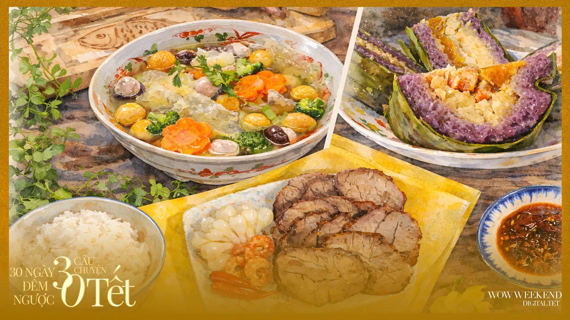 Hương vị Tết dọc miền Bắc Trung Nam