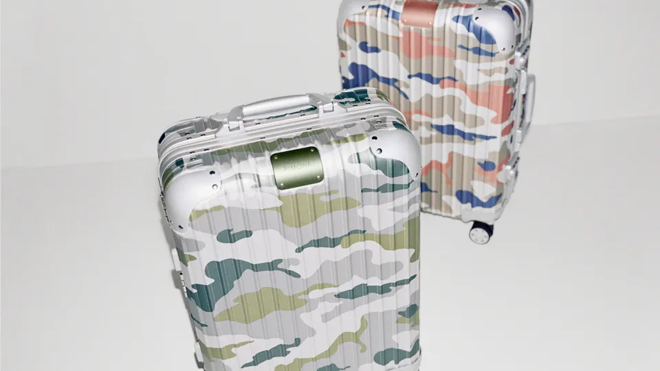 RIMOWA ra mắt phiên bản the ORIGINAL CAMOUFLAGE trên chất liệu hợp kim nhôm