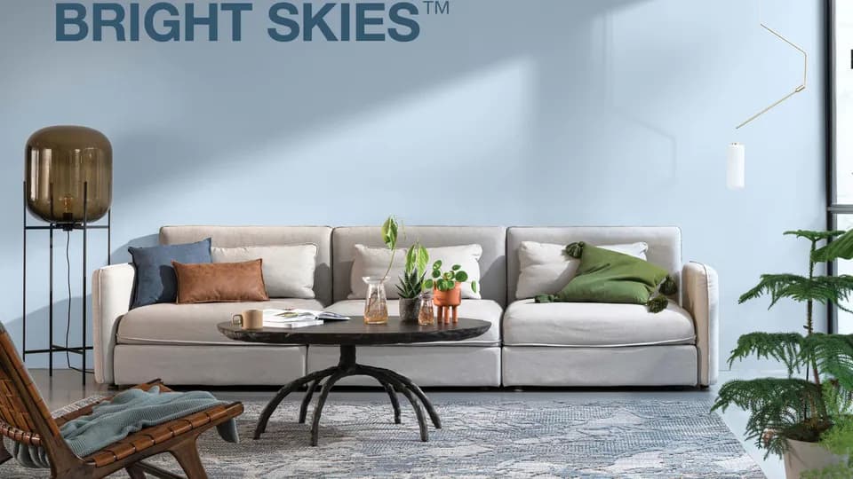 Xanh Hy Vọng - Bright Skies™ được bình chọn là Màu Dulux của năm 2022