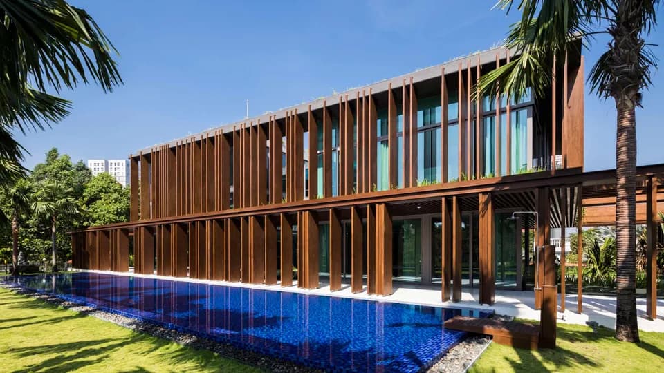Louvers House - Tuyệt tác của cây xanh, ánh sáng, bóng đổ và thông gió trong kiến trúc 