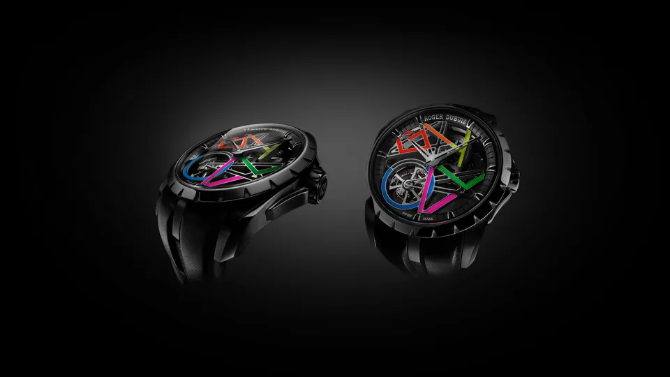 Roger Dubuis Excalibur Gully Monotourbillon – Sân chơi của sắc màu
