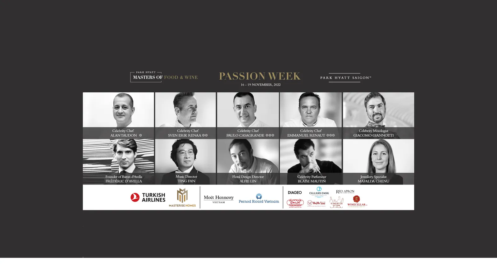 Chào đón sự quay trở lại của sự kiện Passion Week tại  Khách sạn Park Hyatt Saigon