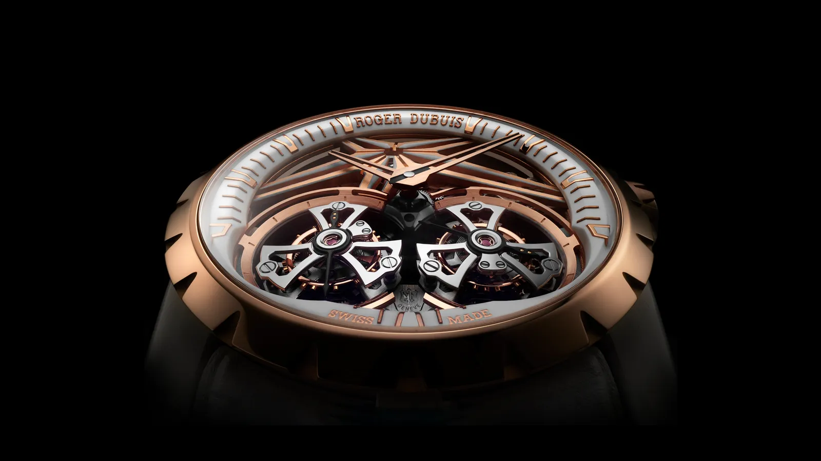 Roger Dubuis Excalibur Double Tourbillon White Ceramic – Sự tinh tế và sang trọng bền bỉ
