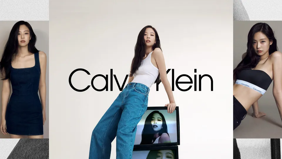 Jennie thể hiện sức hút với tủ đồ denim Calvin Klein mùa mới