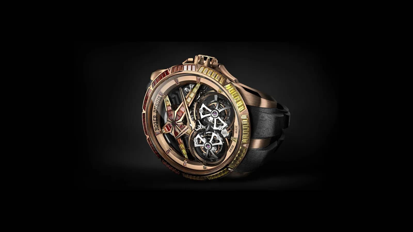 Bình minh rạng rỡ trên Roger Dubuis Excalibur Sunrise Double Tourbillon