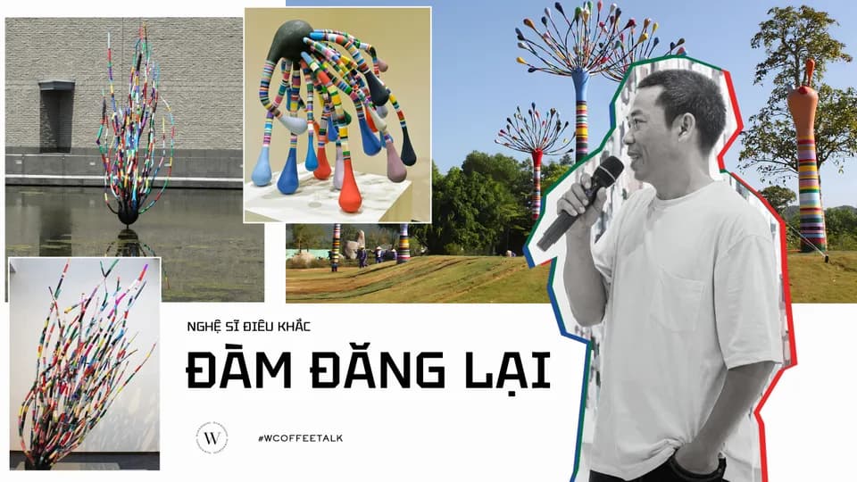 Nghệ sĩ điêu khắc Đàm Đăng Lại: "Không phải cứ khoác màu lên là thành điêu khắc"