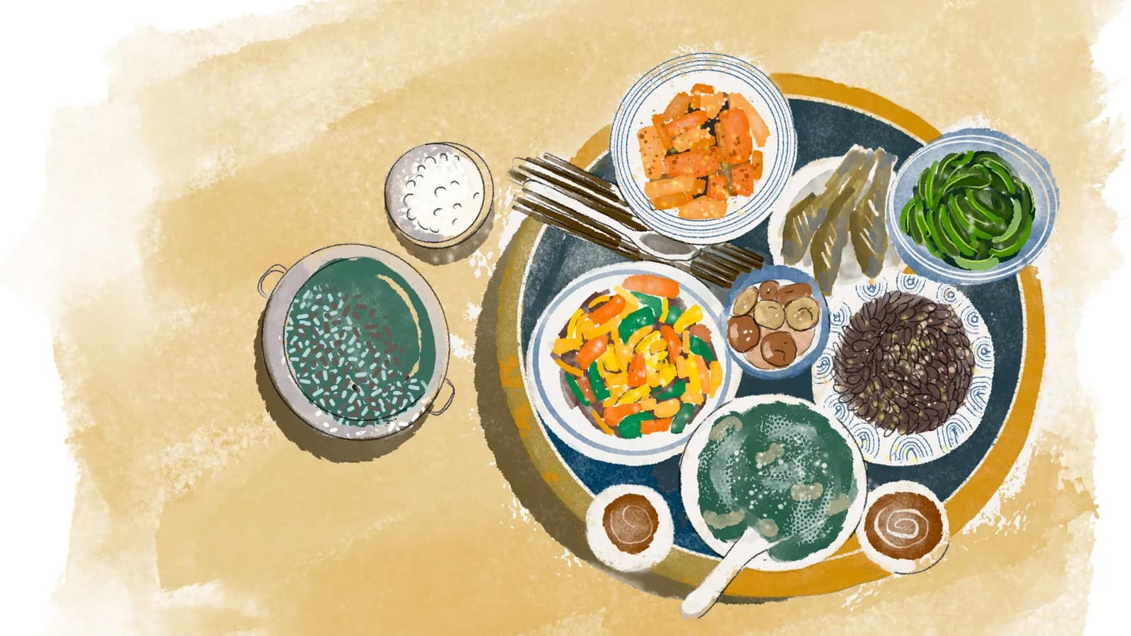 Gian bếp của mẹ