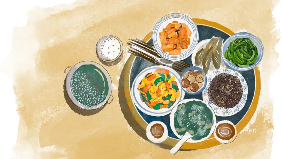 Gian bếp của mẹ