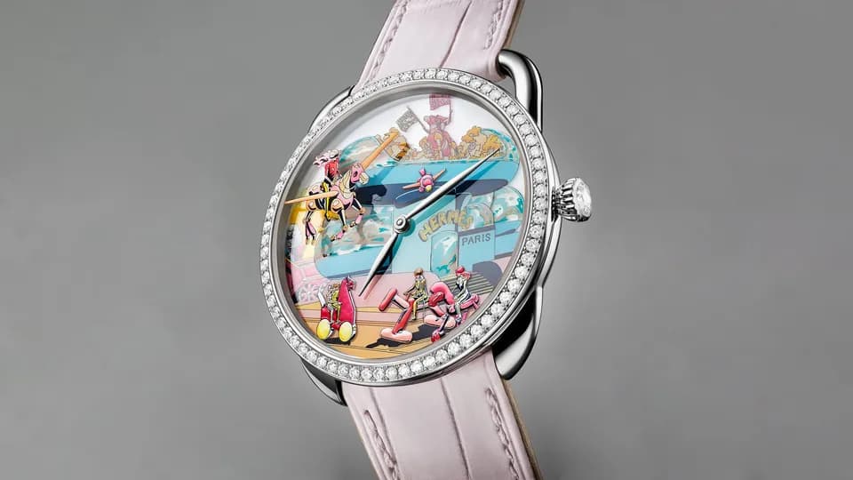 Arceau Hermès Locomotion: Tấm vé lấp lánh xuyên không đến tương lai