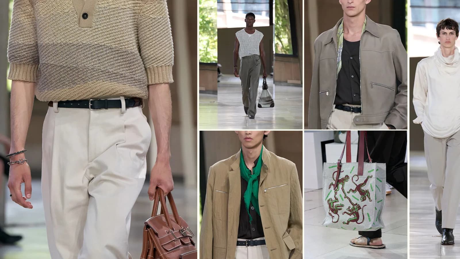 Hermès RTW SS26: Mùa hè đô thị - Nam tính, linh hoạt & tự do