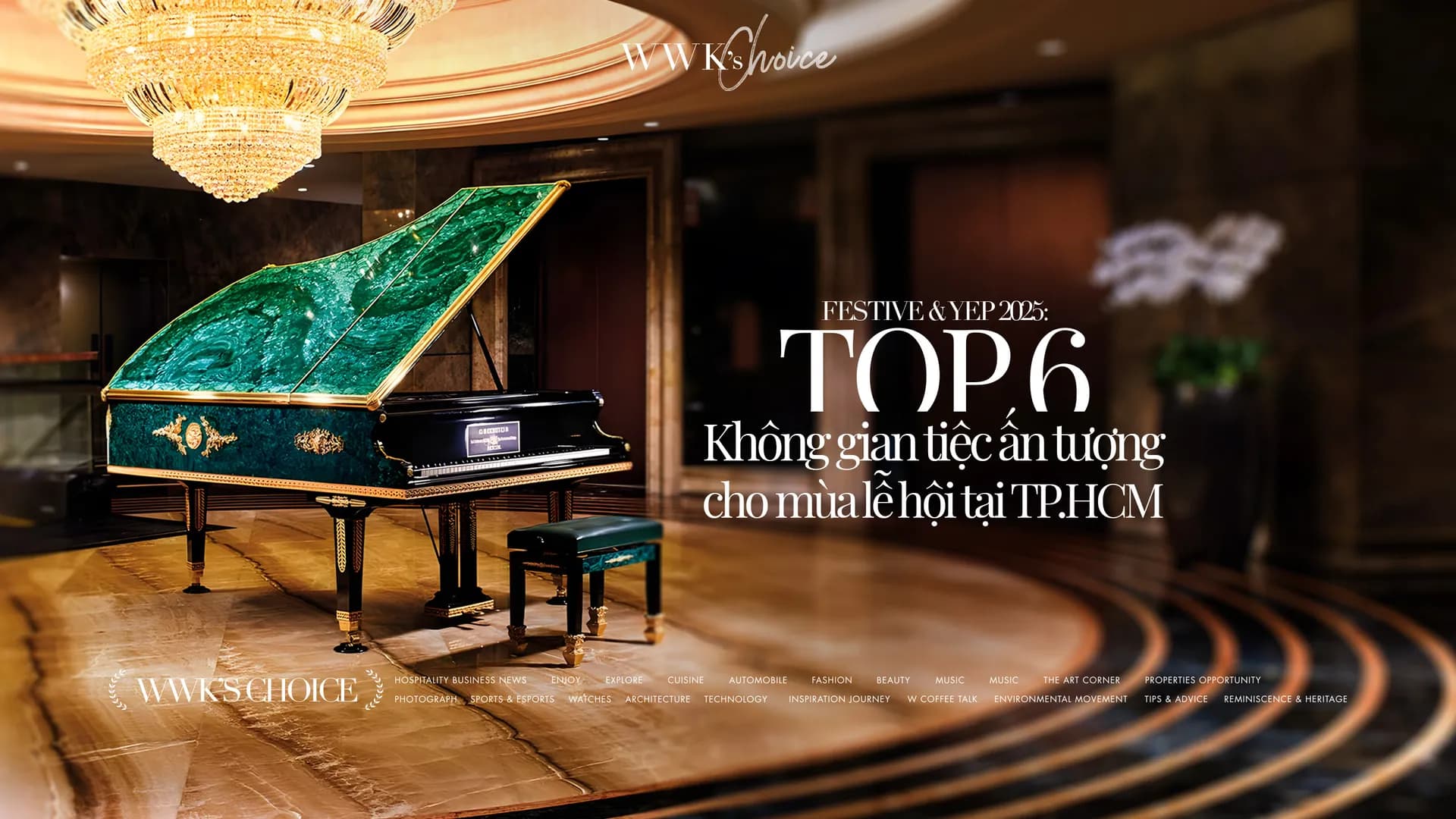 Festive & YEP 2025: 6 không gian tiệc ấn tượng cho mùa lễ hội tại TP.HCM