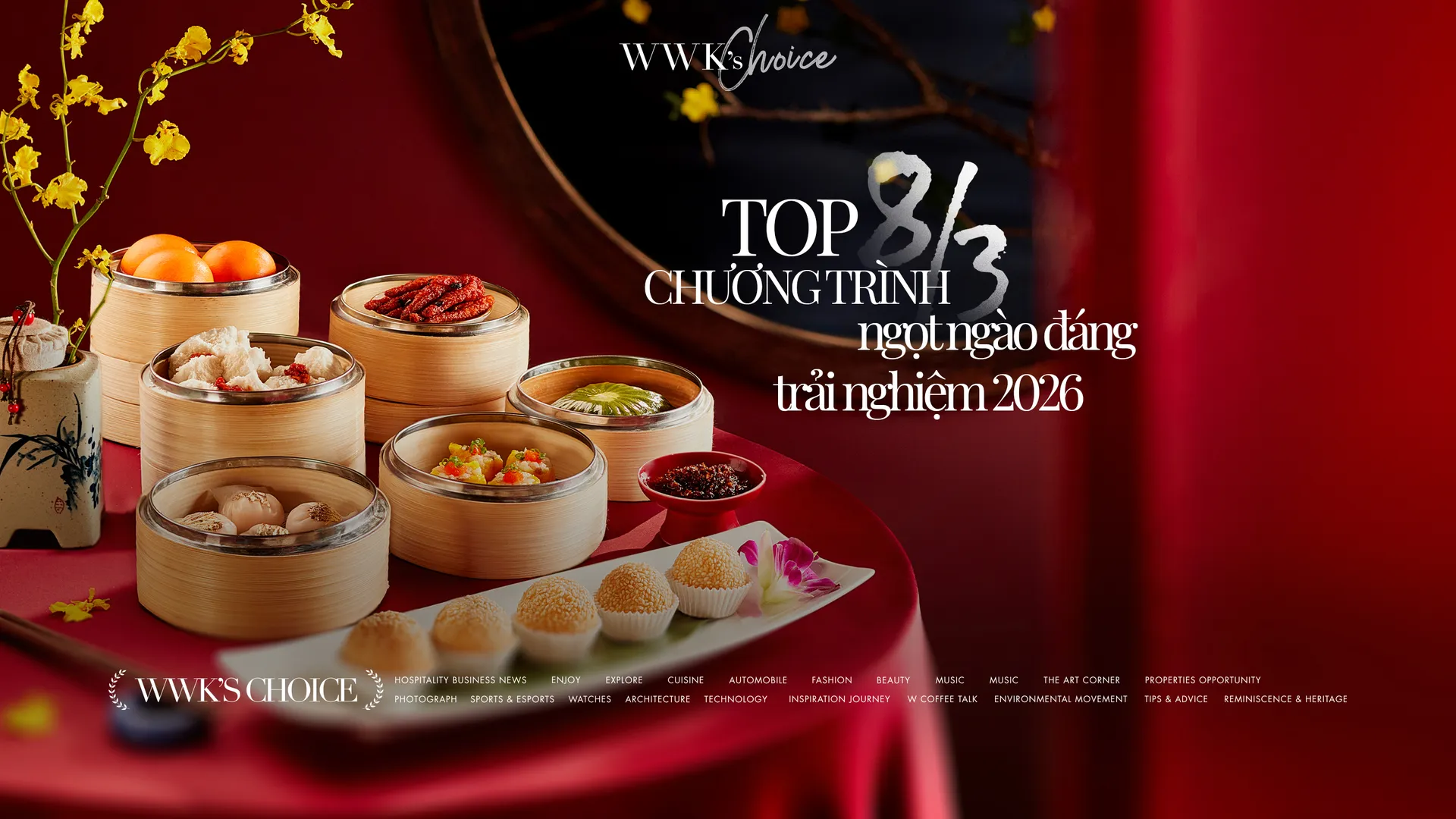 6 chương trình 8/3 ngọt ngào đáng trải nghiệm 2026